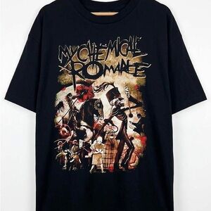 Graphic Band Tee - Black